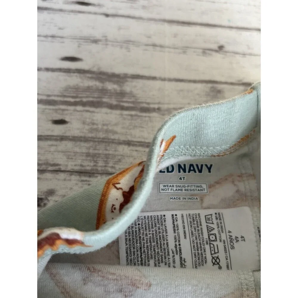 Old Navy Toddler Snug-Fit PJ Pajama‎ Top & Pant Lot, Christmas S’mores 4T